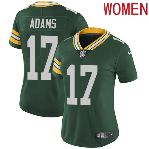2019 Women Green Bay Packers #17 Adams green Nike Vapor Untouchable Limited NFL Jersey->los angeles chargers->NFL Jersey